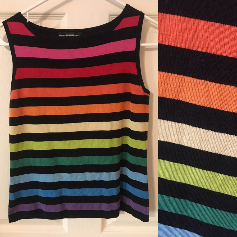 World Republic Rainbow Sweater Vest